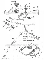 RESERVOIR A ESSENCE pour Yamaha TZR 1989