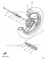 ROUE AVANT pour Yamaha TZR 1989