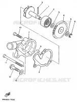 POMPE A EAU pour Yamaha TZR 1989