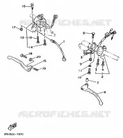 COMMODO / LEVIER pour Yamaha TZR 1989