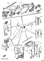 PARTIE ELECTRIQUE 1 pour Yamaha TZR 1989