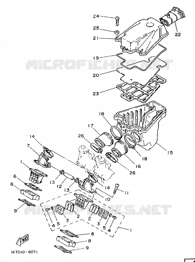 ADMISSION Yamaha MOTO 250 1987 TZR  TZR250