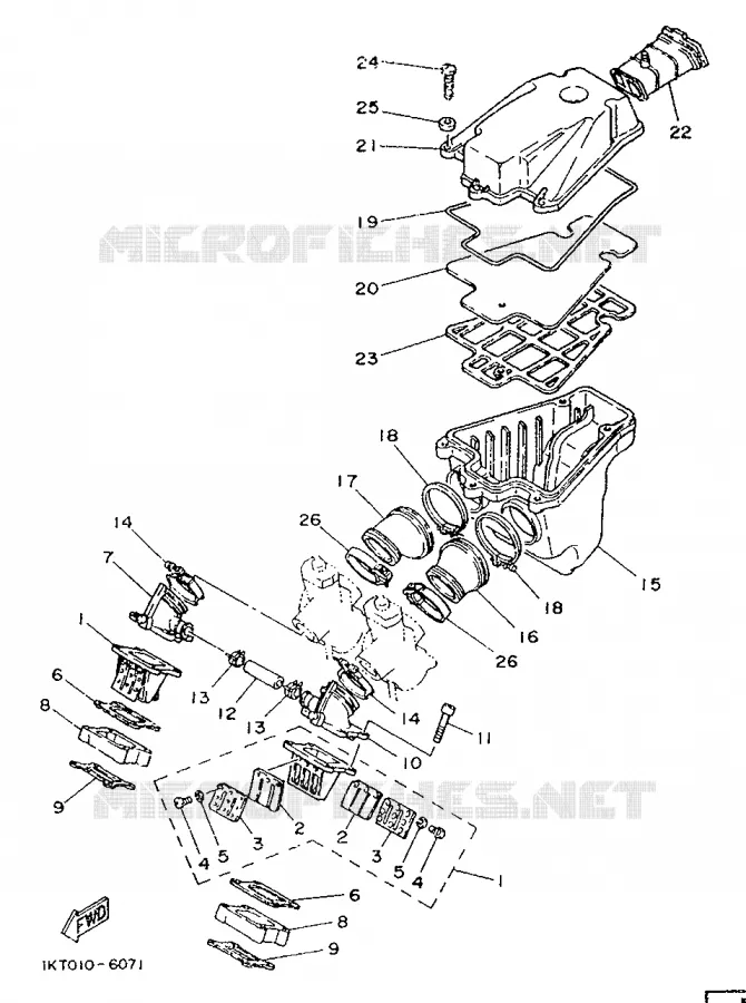 ADMISSION Yamaha MOTO 250 1987 TZR  TZR250