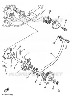 POMPE A HUILE 2 pour Yamaha TZR 1989