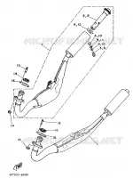 ECHAPPEMENT pour Yamaha TZR 1989
