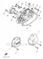 CARTER   MOTEUR 1 pour Yamaha TZR 1989