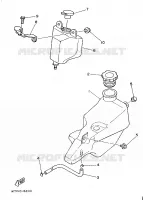 RESERVOIR A ESSENCE pour Yamaha TZR 1989