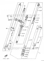 FOURCHE pour Yamaha TZR 1989