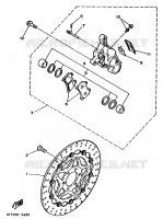 ETRIER DE FREIN AVANT pour Yamaha TZR 1989