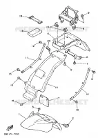 GARDE BOUE pour Yamaha TZR 1989