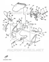 CARENAGES 1  pour Yamaha TZR 1989