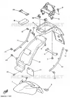 GARDE BOUE pour Yamaha TZR 1989