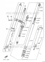 FOURCHE pour Yamaha TZR 1989