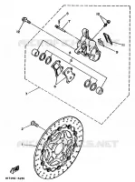 ETRIER DE FREIN AVANT pour Yamaha TZR 1989