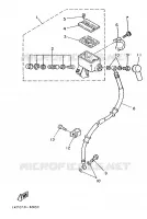 MAITRE CYLINDRE AVANT pour Yamaha TZR 1989