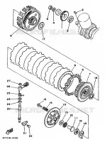 EMBRAYAGE DE DEMARREUR pour Yamaha TZR 1989