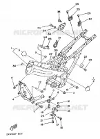 CADRE pour Yamaha TZR 1989