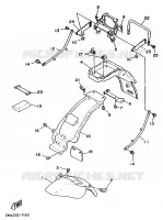 GARDE BOUE pour Yamaha TZR 1989