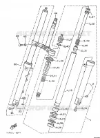 FOURCHE pour Yamaha TZR 1989