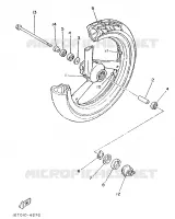 ROUE AVANT pour Yamaha TZR 1989