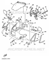 CARENAGE AVANT pour Yamaha TZR 1989