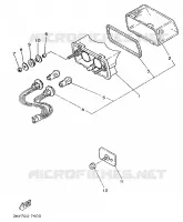 FEU ARRIERE pour Yamaha TZR 1989