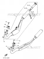 ECHAPPEMENT pour Yamaha TZR 1989