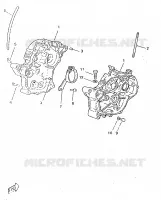 CARTER MOTEUR pour Yamaha TZR 1998