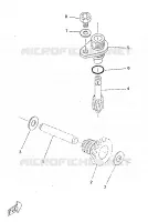 ENGRENAGE DE COMPTE TOURS pour Yamaha TZR 1998