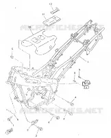 CADRE pour Yamaha TZR 1998