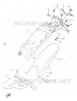 GARDE BOUE pour Yamaha TZR 1998