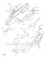 COUVERCLE LATERAL pour Yamaha TZR 1998