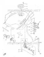 RESERVOIR A ESSENCE pour Yamaha TZR 1998