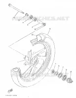 ROUE AVANT pour Yamaha TZR 1998