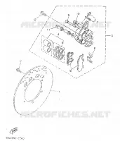 ETRIER DE FREIN AVANT pour Yamaha TZR 1998
