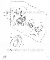 ETRIER DE FREIN ARRIERE pour Yamaha TZR 1998