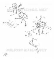 COMMODO / LEVIER pour Yamaha TZR 1998