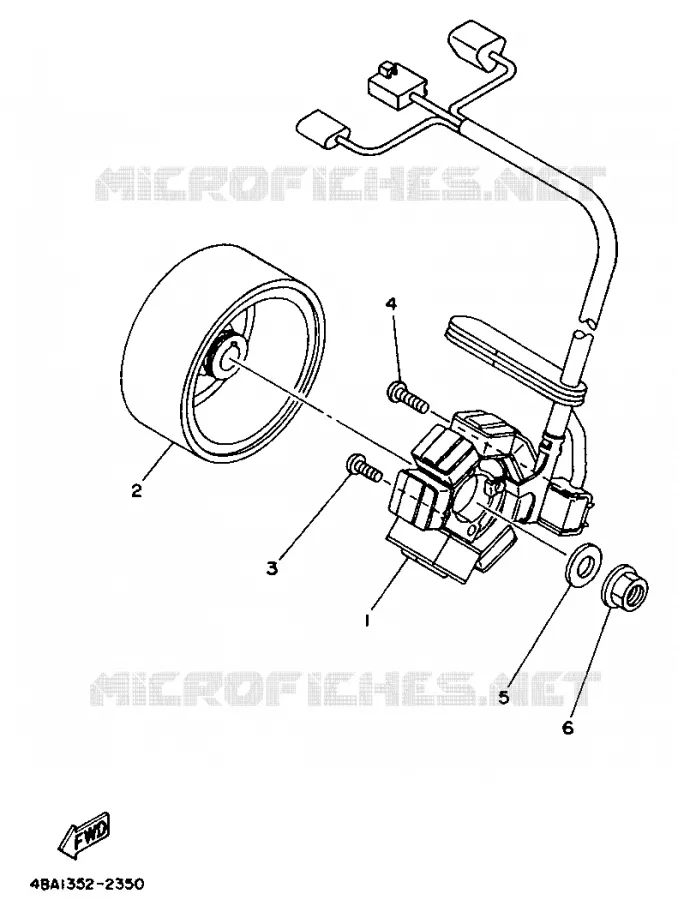 ALLUMAGE Yamaha MOTO 80 1992 TZR  TZR80RR