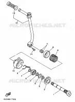 DEMARREUR pour Yamaha F1-ZR 1997
