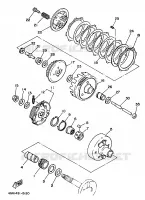 EMBRAYAGE DE DEMARREUR pour Yamaha F1-ZR 1997
