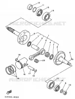 VILEBREQUIN / PISTON pour Yamaha F1-ZR 1997