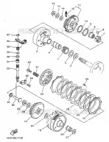 EMBRAYAGE 2 pour Yamaha F1-Z 1997