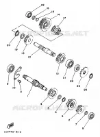 TRANSMISSION pour Yamaha F1-Z 1997