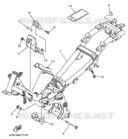 CADRE pour Yamaha F1-Z 1997
