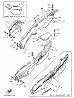 COUVERCLE LATERAL pour Yamaha F1-Z 1997
