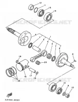 VILEBREQUIN / PISTON pour Yamaha F1-Z 1997