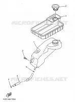 RESERVOIR A ESSENCE pour Yamaha F1-Z 1997