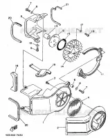 TURBINE / CARTERS DE REFROIDISSEMENT pour Yamaha F1-Z 1997