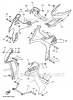 PROTEGE JAMBES pour Yamaha F1-Z 1997