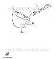 PHARE  pour Yamaha F1-Z 1997